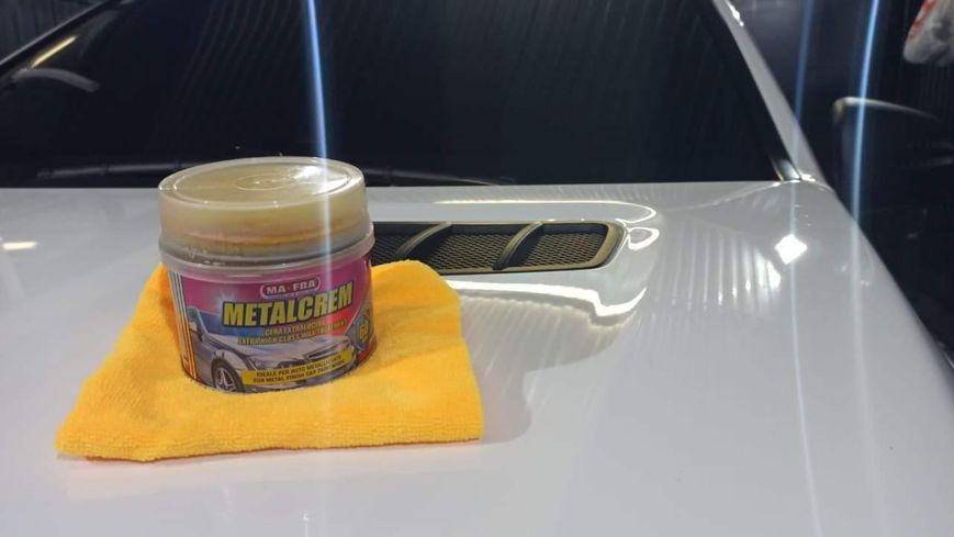 Экстра-глянцевый воск для ручной полировки кузова автомобиля MA-FRA METALCREM H0181 фото