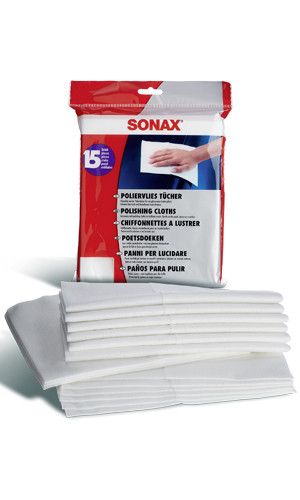 Тканинні серветки для полірування 15 шт Sonax 422200 фото