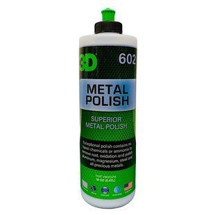 3D 602 Metal Polish Полірувальний засіб для металу 0,473л 602OZ16 фото