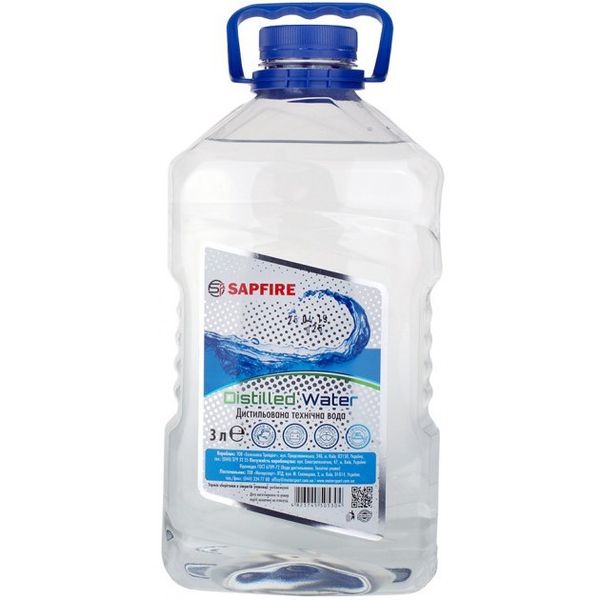 Дистиллированная вода Sapfire 3л 505304 фото