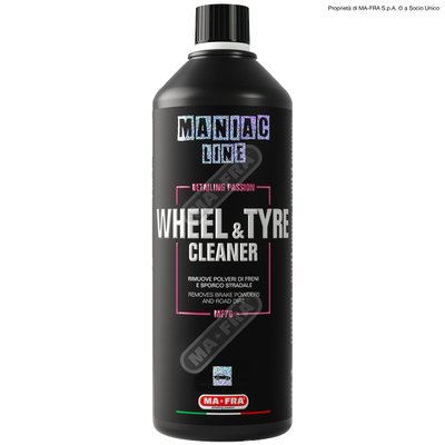 Засіб для очищення коліс та шин Ma Fra Maniac Line Wheel and Tyre Cleaner 1 л MF76 фото