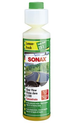 Концентрат омывателя (лимон) 1:100 до 25л Sonax Lemon Fresh (Германия) 250 мл 373141 фото