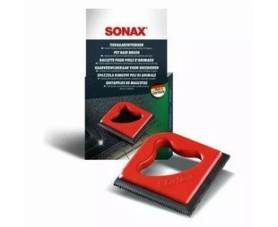 Щітка-гребінець гумова для видалення шерсті домашніх тварин SONAX TierhaarEntferner 497800 фото