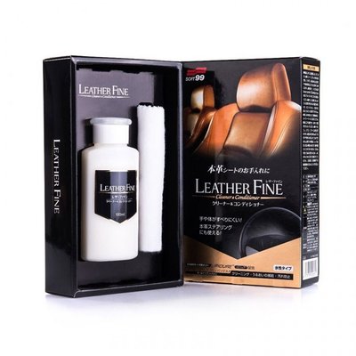 Очисник шкіри Soft99 Leather Fine Cleaner & Conditioner 100 мл 02069 фото