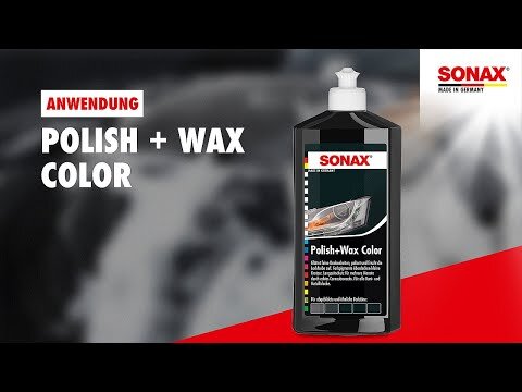 Цветной полироль с воском синий 500 мл SONAX Polish&Wax Color NanoPro (296200)